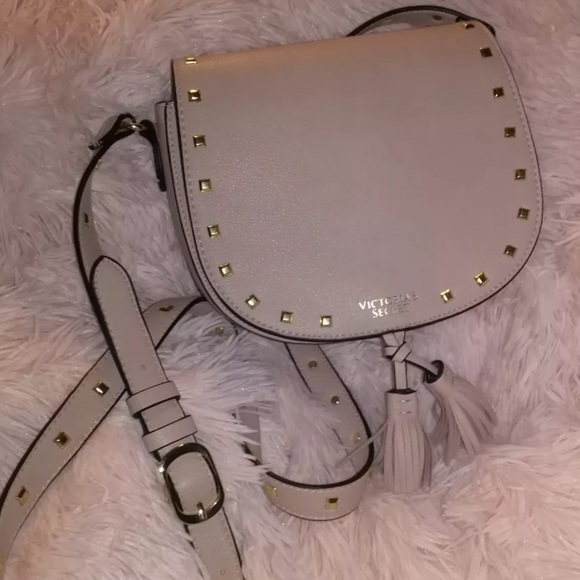 Victoria's Secret Handbags - 💞PINK studded leather crossbody💞